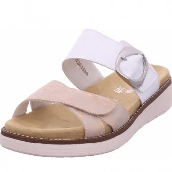 Remonte Pantolette in weiß