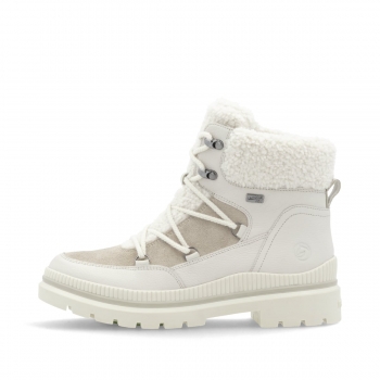 Remonte Damen Schnürstiefel - Weiss