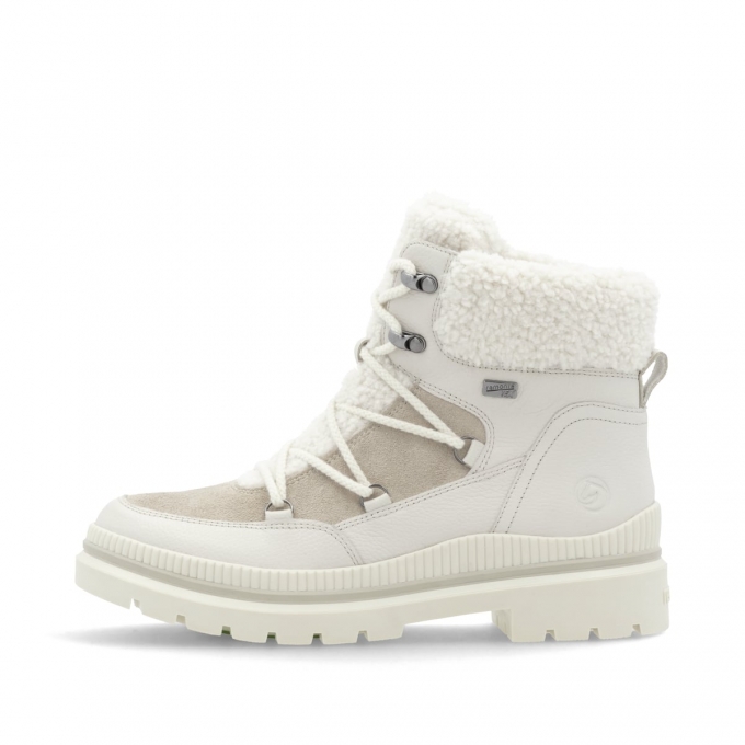 Remonte Damen Schnürstiefel - Weiss