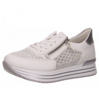 Remonte Sneaker in weiß kombi.