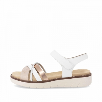 Remonte Damen Riemchensandalen - Weiss
