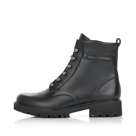 Remonte Damen Biker Boots - Schwarz
