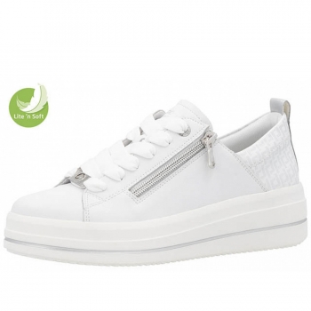 Remonte bequeme Schnürer in weiß