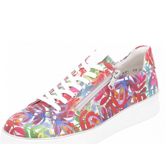 Remonte sportlicher Schnürer in multiflower