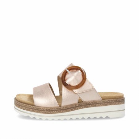 Remonte Damen Pantoletten - Metallic