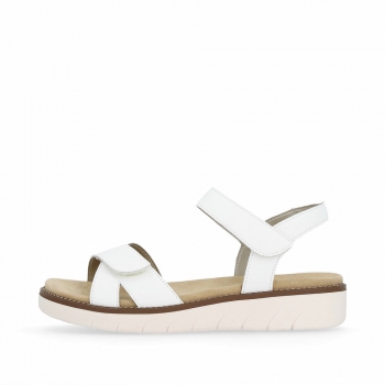 Remonte Damen Riemchensandalen - Weiss