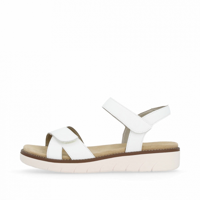 Remonte Damen Riemchensandalen - Weiss