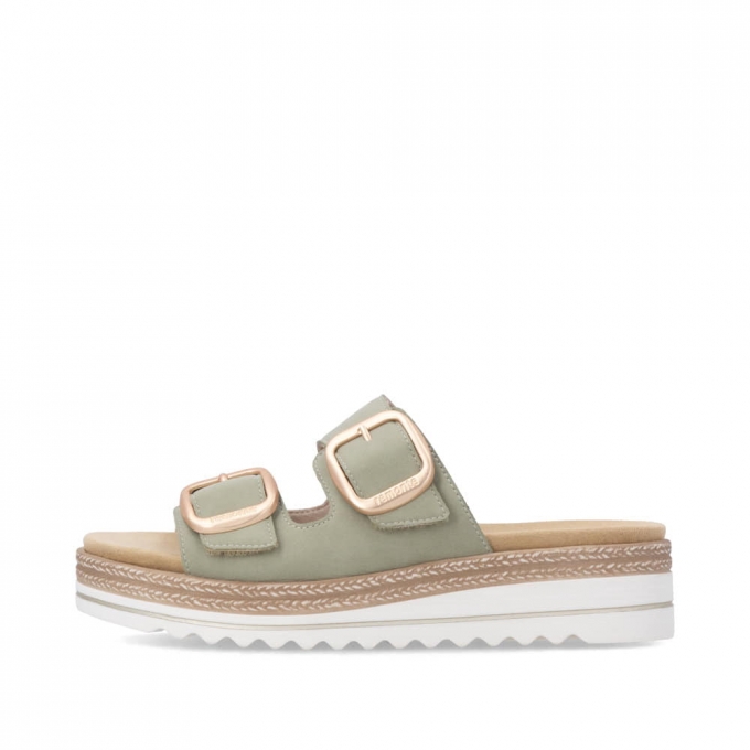 Remonte Damen Pantoletten - Grün