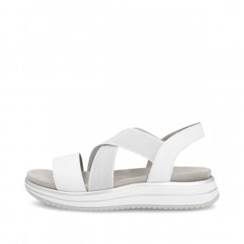 Remonte Damen Riemchensandalen - Weiss