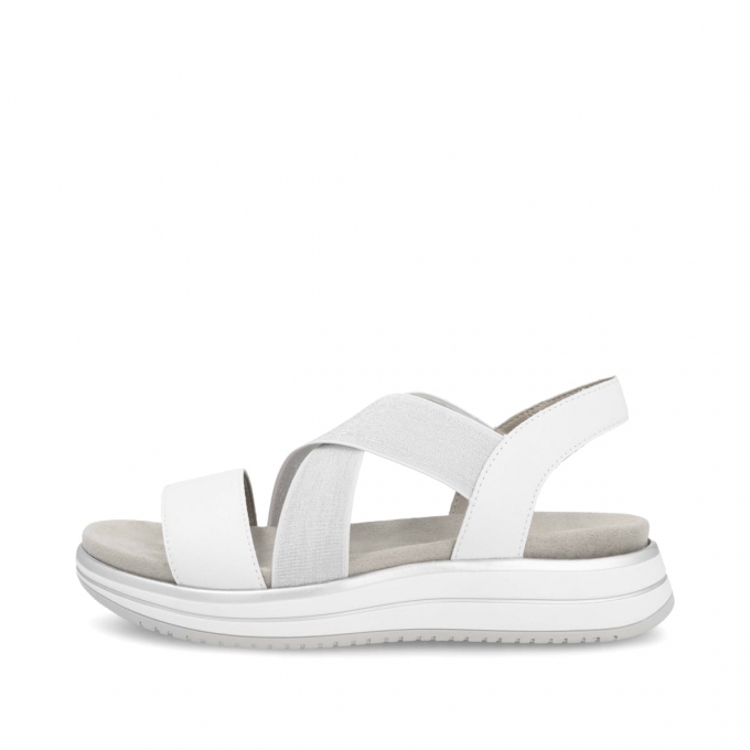 Remonte Damen Riemchensandalen - Weiss
