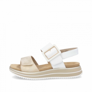 Remonte Damen Riemchensandalen - Weiss