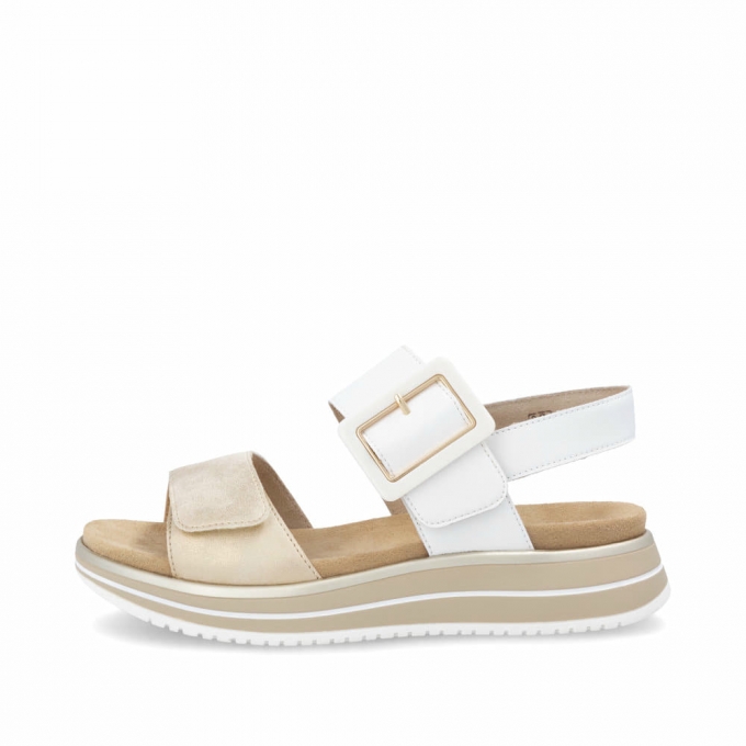 Remonte Damen Riemchensandalen - Weiss