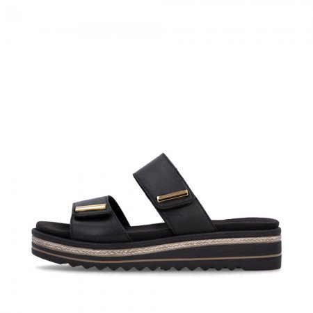 Remonte Damen Pantoletten - Schwarz