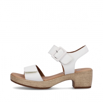 Remonte Damen Riemchensandaletten - Weiss