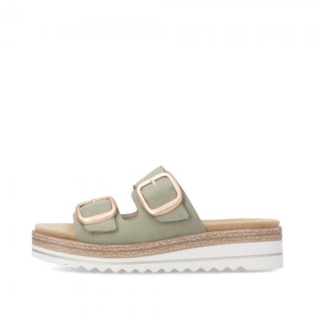 Remonte Damen Pantoletten - Grün