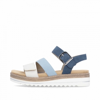 Remonte Damen Riemchensandalen - Blau