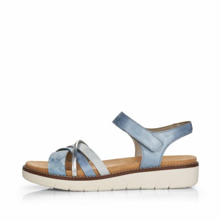 Remonte Damen Riemchensandalen - Blau