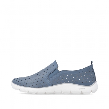 Remonte Damen Slipper - Blau