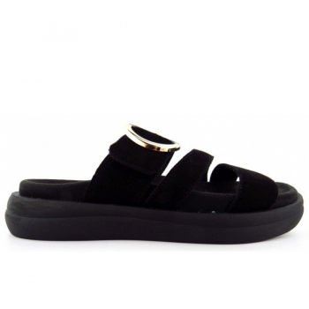 Remonte Pantolette in schwarz