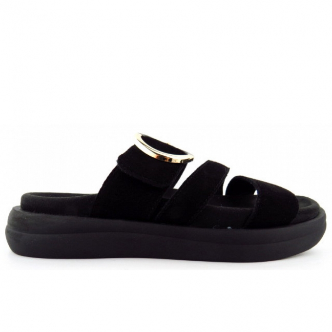 Remonte Pantolette in schwarz