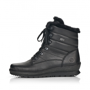 Remonte Damen Schnürstiefel - Schwarz
