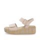 Remonte Damen Riemchensandalen - Beige Remonte Damen Riemchensandalen - Beige