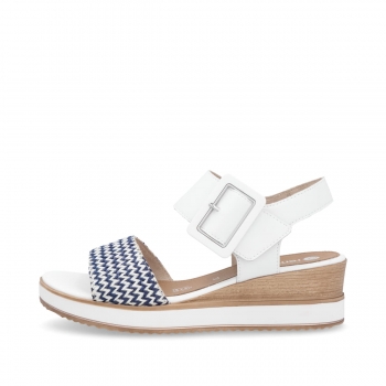 Remonte Damen Keilsandaletten - Weiss