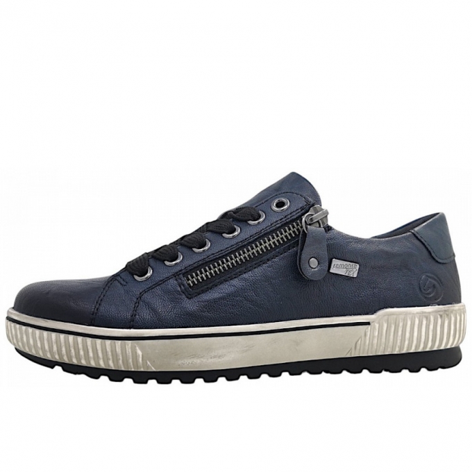 Remonte sportlicher Schnürer in blau 15