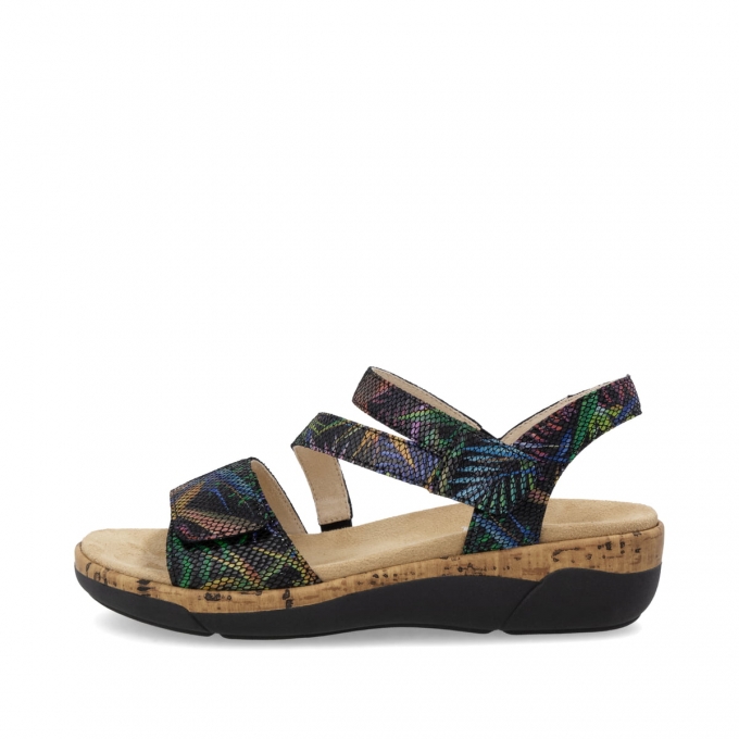 Remonte Damen Riemchensandalen - Schwarz