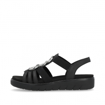 Remonte Damen Riemchensandalen - Schwarz