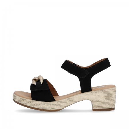 Remonte Damen Riemchensandaletten - Schwarz