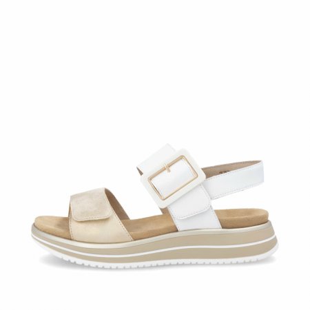 Remonte Damen Riemchensandalen - Weiss