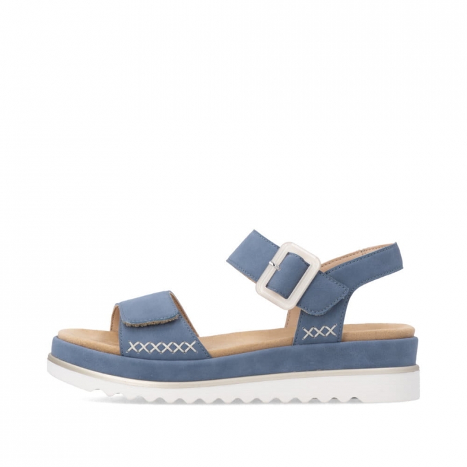 Remonte Damen Riemchensandalen - Blau