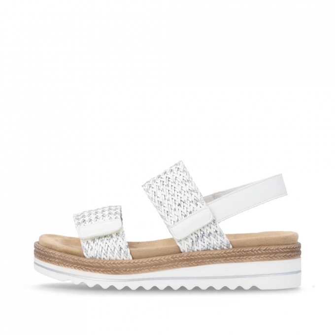 Remonte Damen Keilsandaletten - Silber/Platin