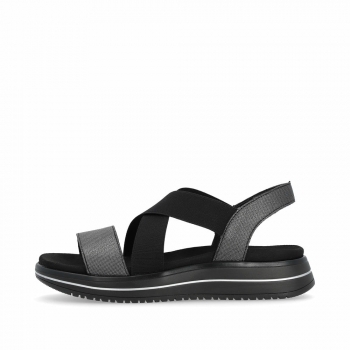 Remonte Damen Riemchensandalen - Schwarz