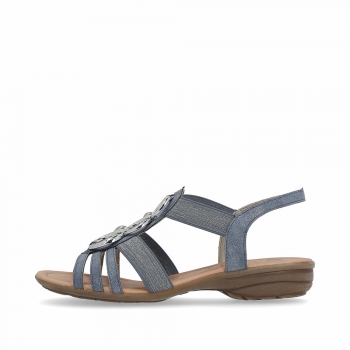 Remonte Damen Riemchensandalen - Blau