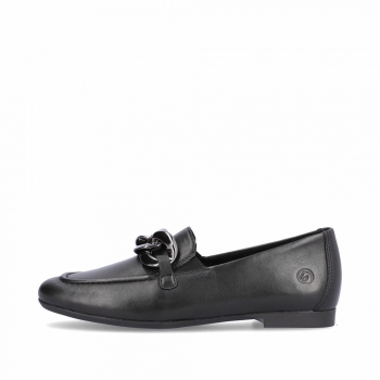 Remonte Damen Loafer - Schwarz