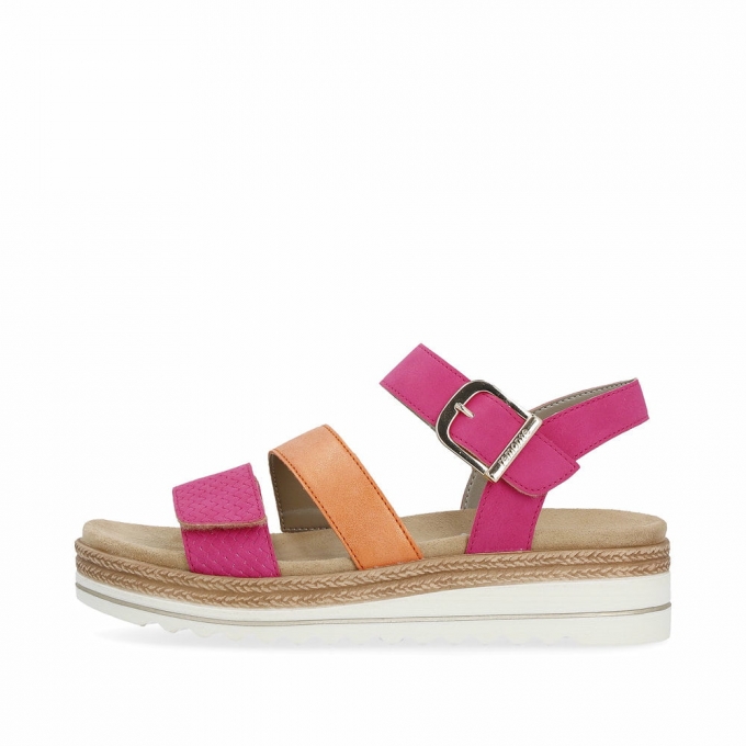 Remonte Damen Riemchensandalen - Rosa