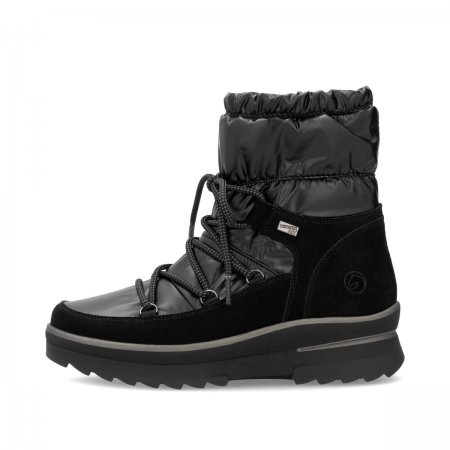 Remonte Damen Schnürstiefel - Schwarz
