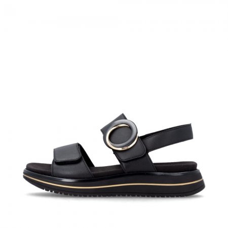 Remonte Damen Riemchensandalen - Schwarz