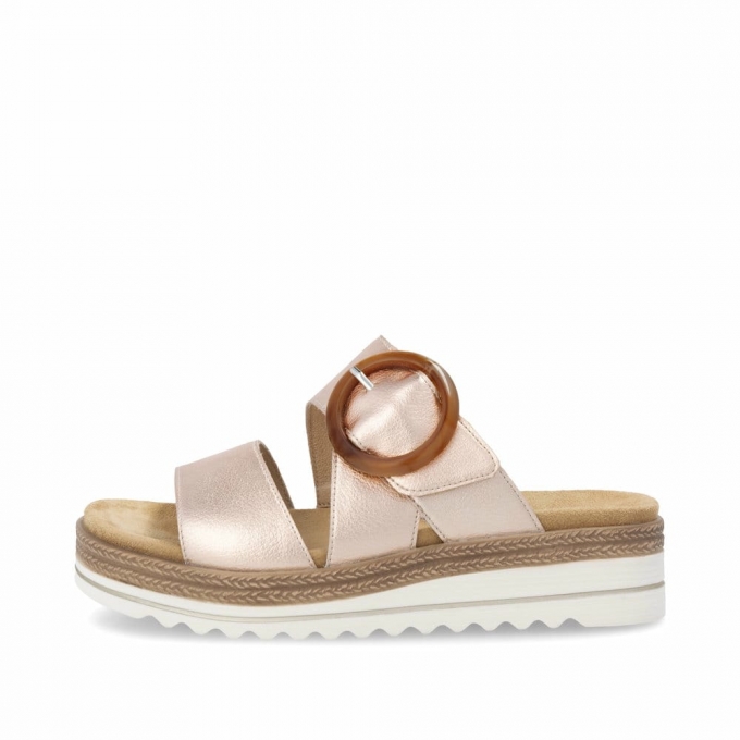 Remonte Damen Pantoletten - Metallic