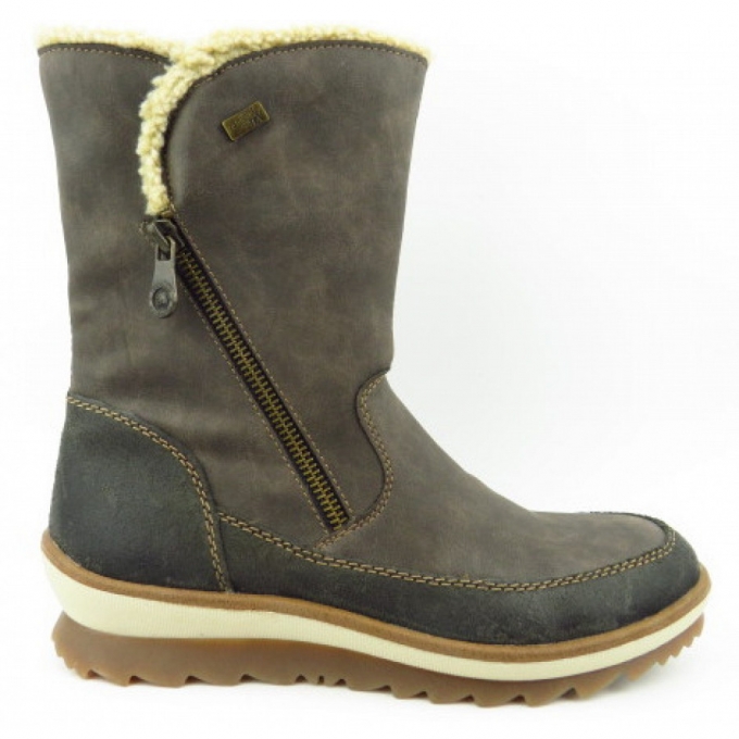 Remonte Boot asche Stiefel in ASCHE/STRO