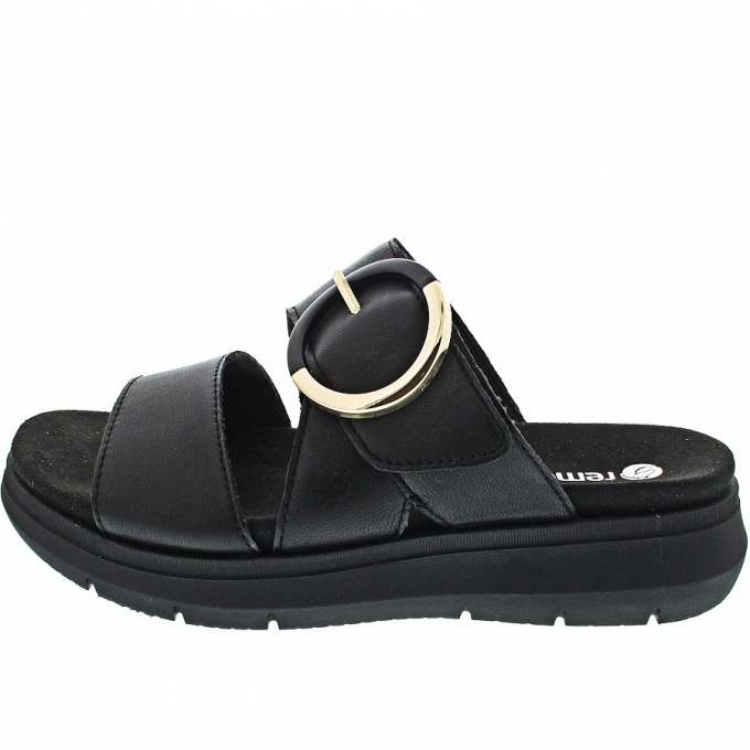 Remonte Pantolette in schwarz