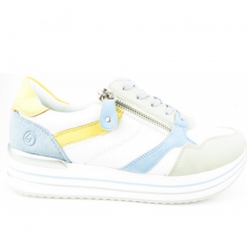 Remonte Remonte FS Halbschuh Sneaker low in vapor/weiss/aqua/sun/ci