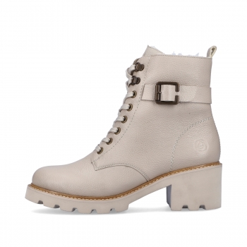 Remonte Damen Biker Boots - Beige