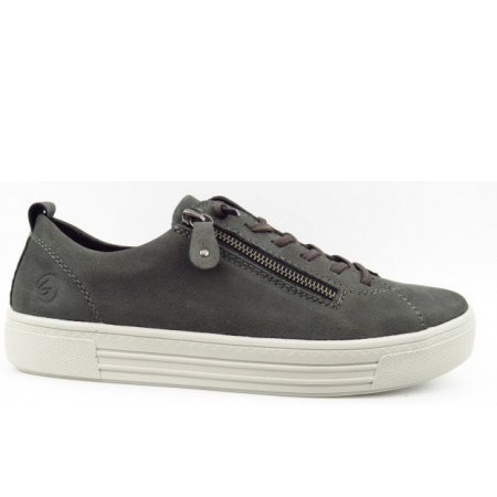 Remonte sportlicher Schnürer in 2 granit/smoke