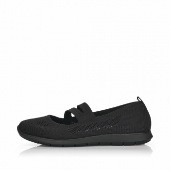 Remonte Damen Ballerinas - Schwarz