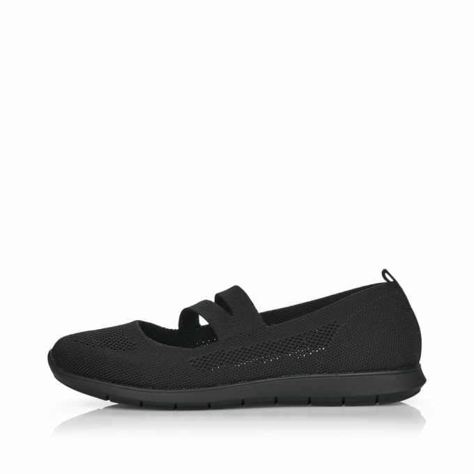 Remonte Damen Ballerinas - Schwarz