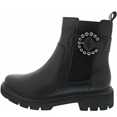 Remonte Chelsea Boot in schwarz/schwarz/schw