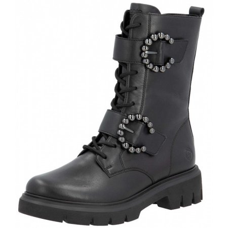 Remonte Schnürstiefel in schwarz